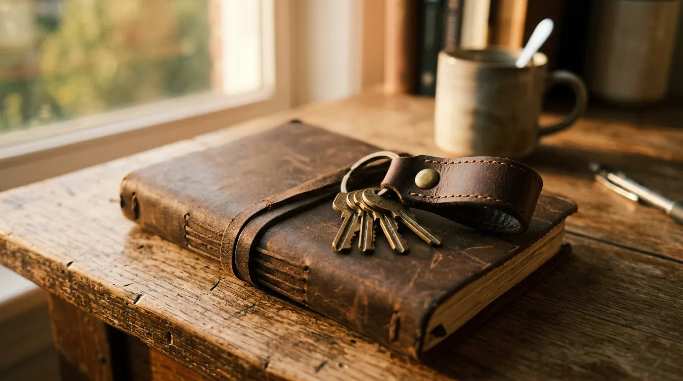 Brass keys on leather keyring — when to upgrade